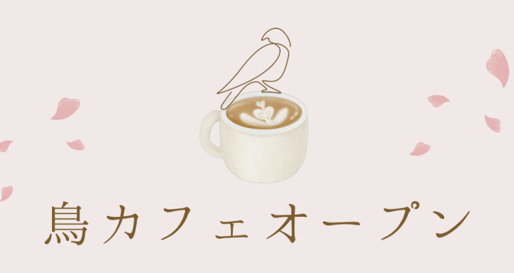 鳥カフェオープン